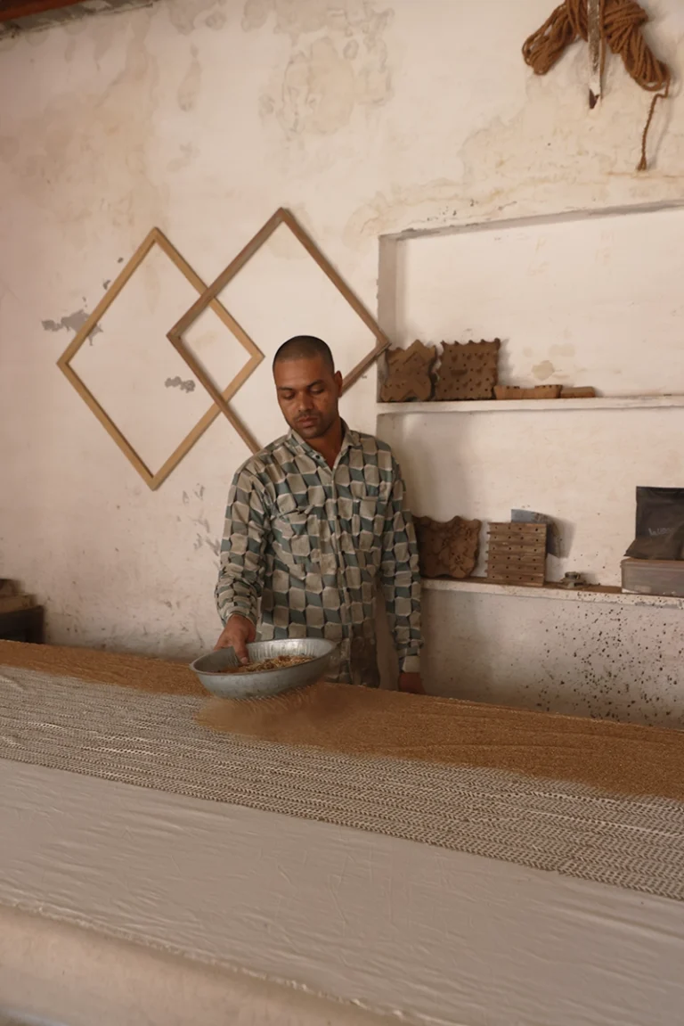 block printed cotton