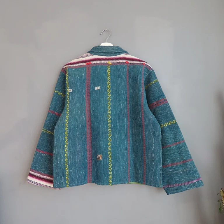 kantha quilted jacket