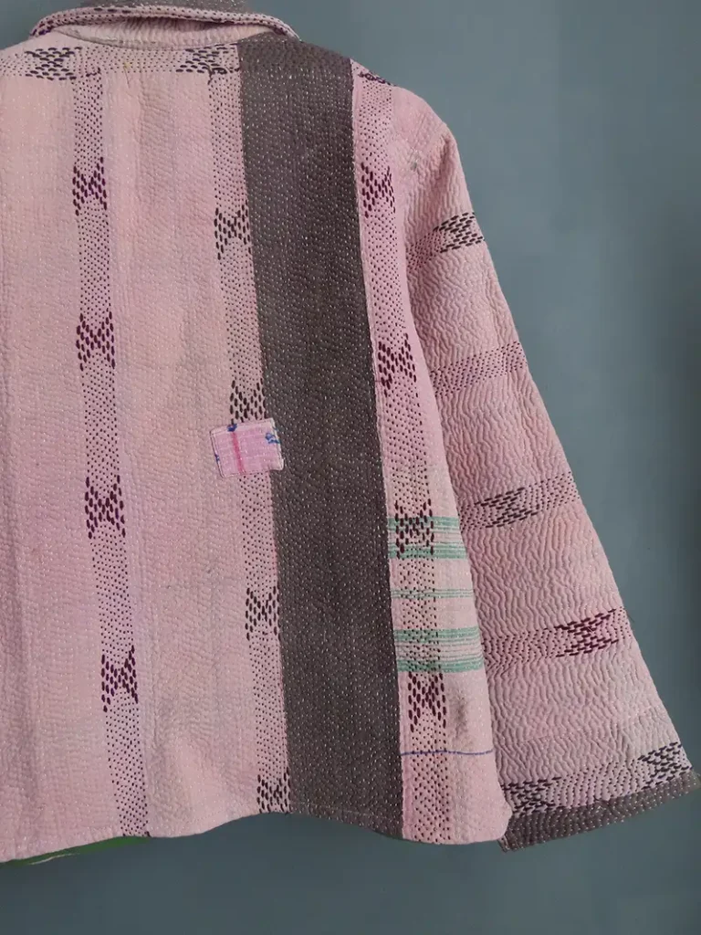 short kantha jacket