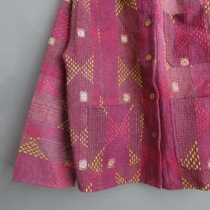 vintage quilted kantha jacket