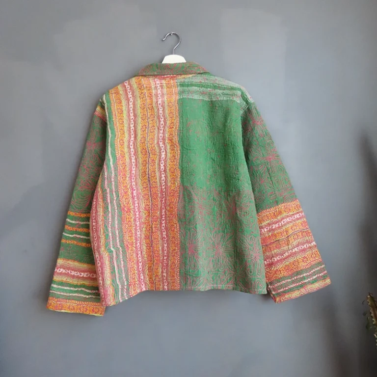 kantha quilted jacket