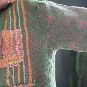 kantha quilted jacket