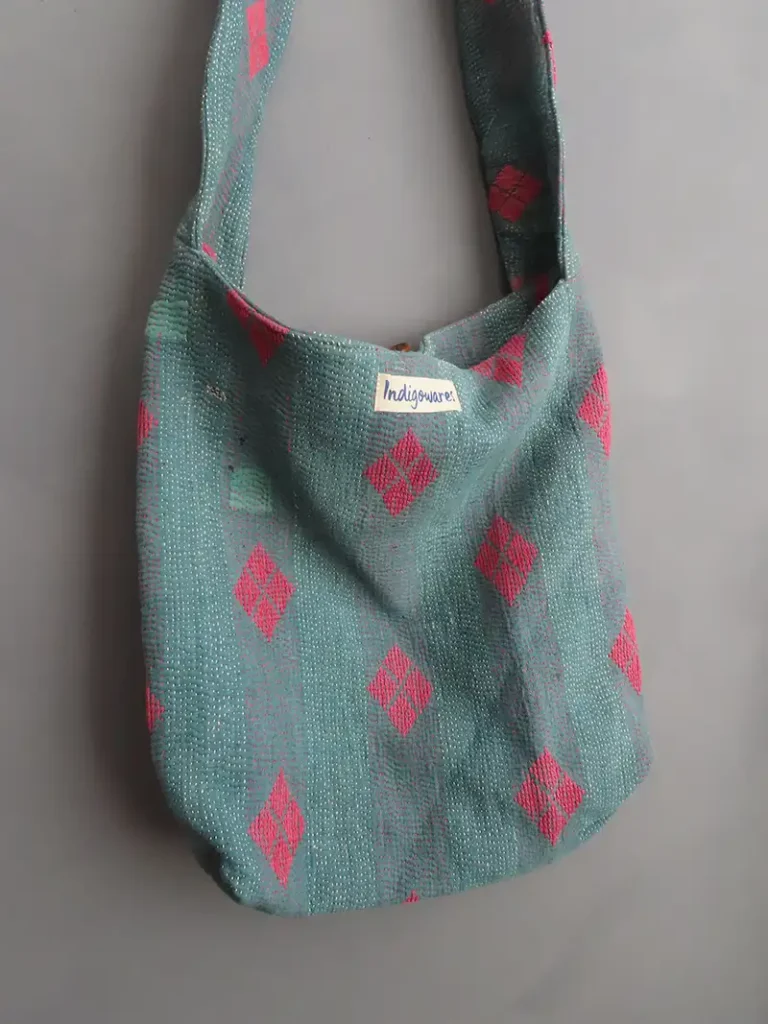 GREEN BOHO SLING BAG