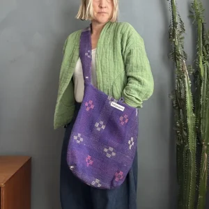 Purple Boho Travel Bag