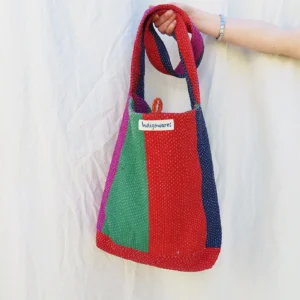 crossbody kantha embroidery fabric bag