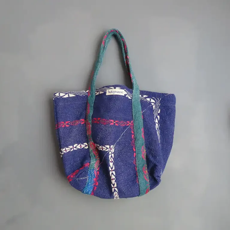 oxford purple cotton tote bag