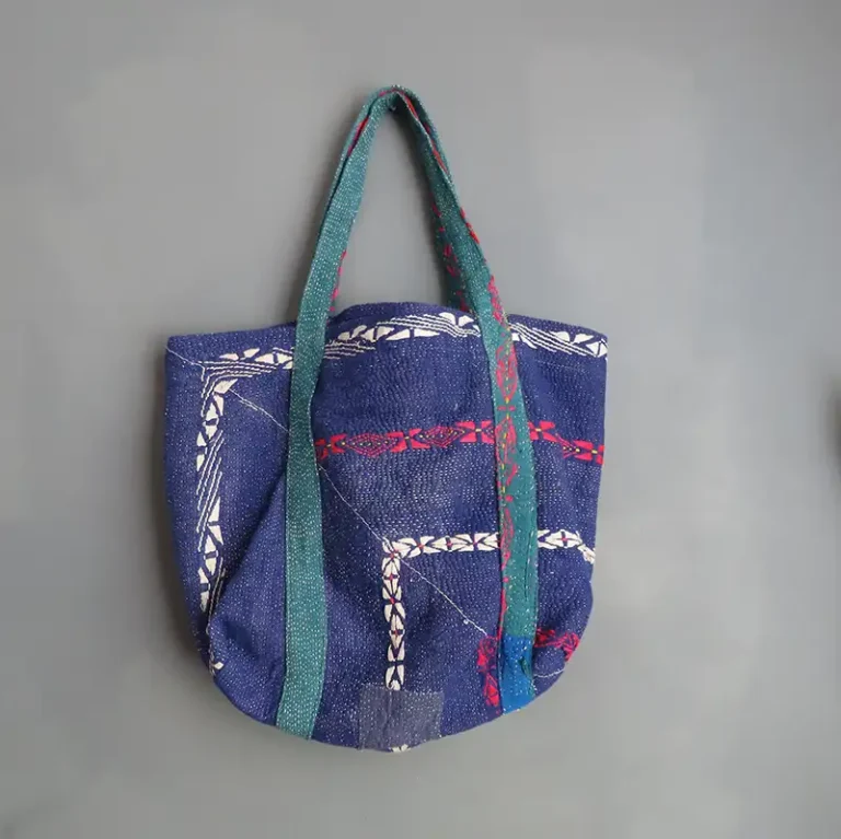 oxford purple cotton tote bag