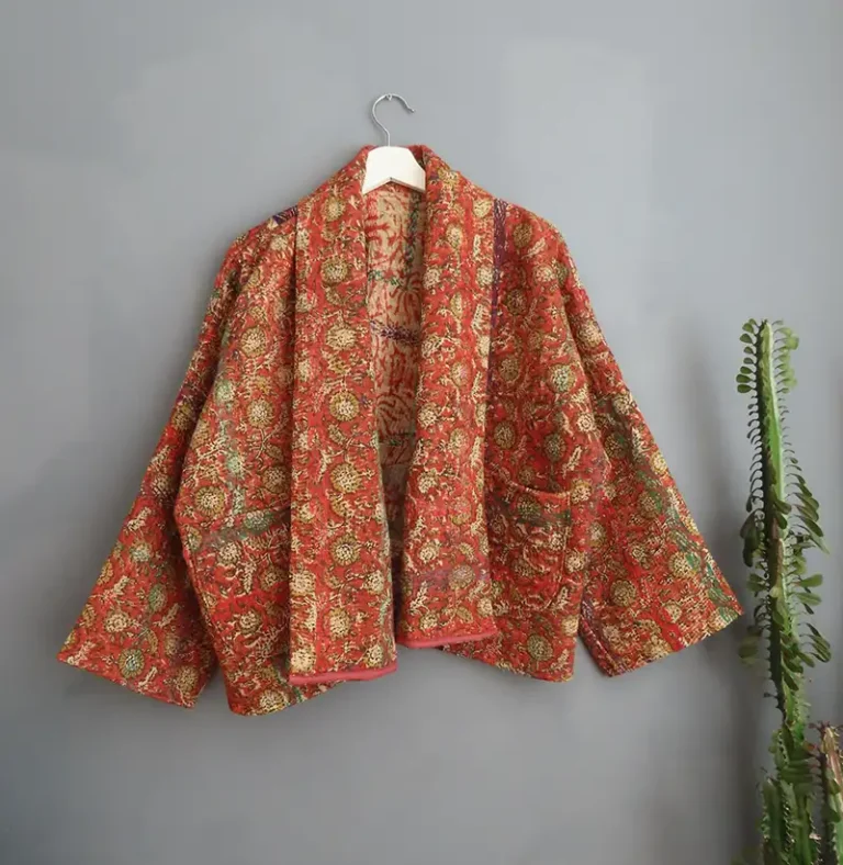 kantha quilted jacket