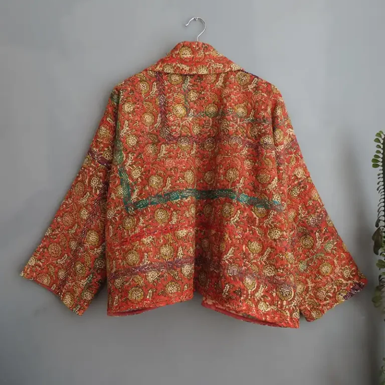 kantha quilted jacket