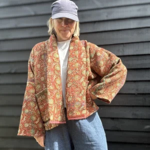 kantha quilted jacket