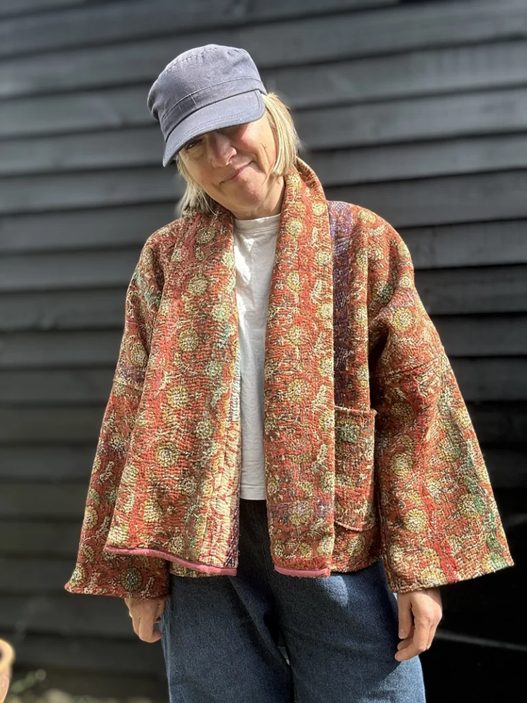 kantha quilted jacket