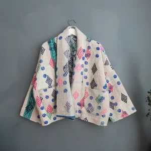 kantha quilted jacket