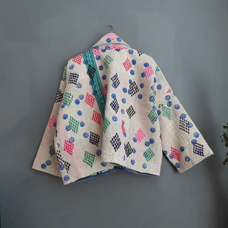 kantha quilted jacket