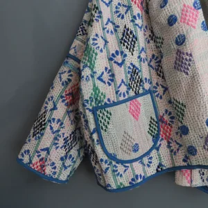 kantha quilted jacket