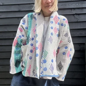 kantha quilted jacket