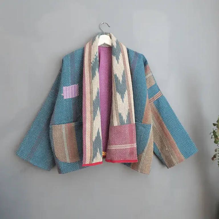 kantha quilted jacket