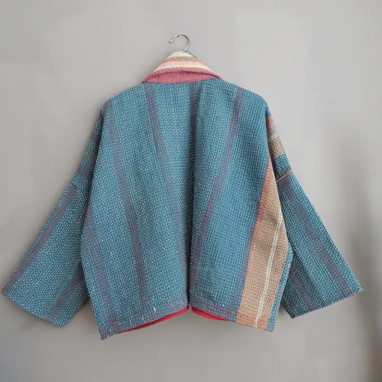 kantha quilted jacket