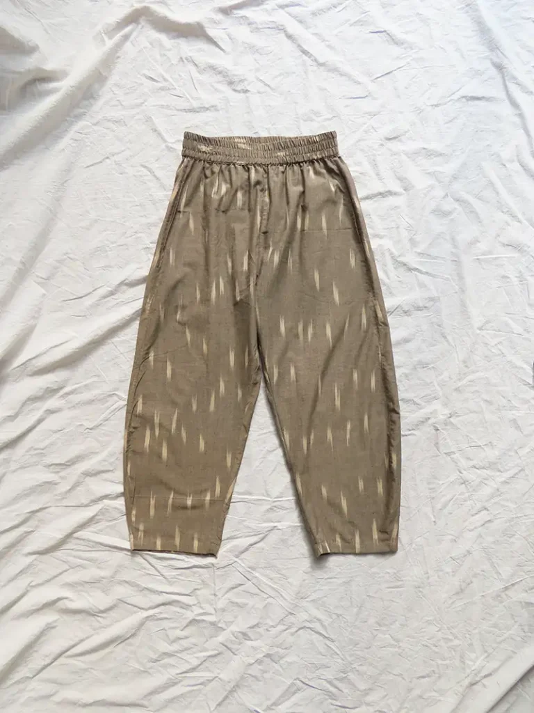 pull on cotton trousers