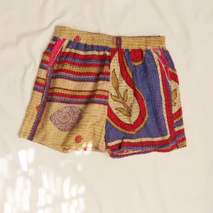 boho festival shorts