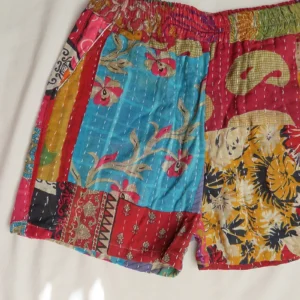 boho festival shorts