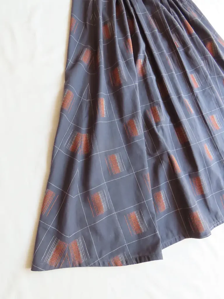 artisanal cotton skirt