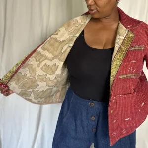 kantha chore jacket lining