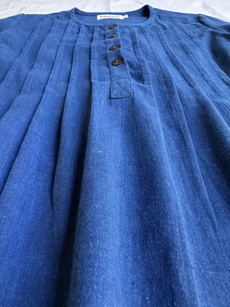indigo dyed kala cotton