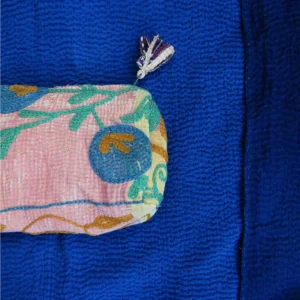 zoom in Alt Text suzani kantha fabric pouch