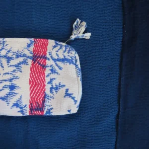 red white and blue pouch