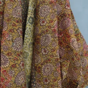 zoom in of indian kantha jacket