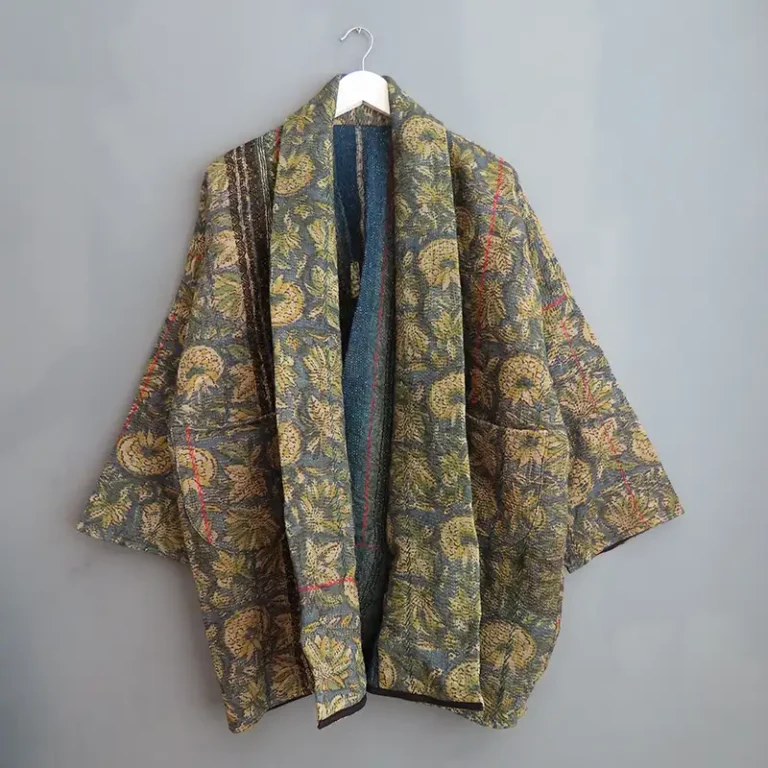LONG VINTAGE KANTHA JACKET
