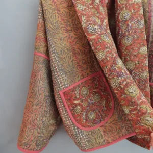 reversible kantha jacket