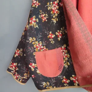 reversible kantha jacket