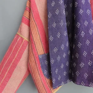 reversible kantha jacket